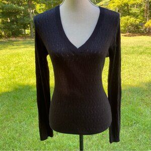 MAX MARA STUDIO SWEATER V-NECK BLACK No size Fits S